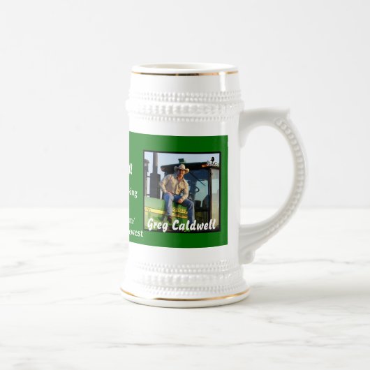 グレッグCaldwell 22 ozステインのマグ ビールジョッキ (右)