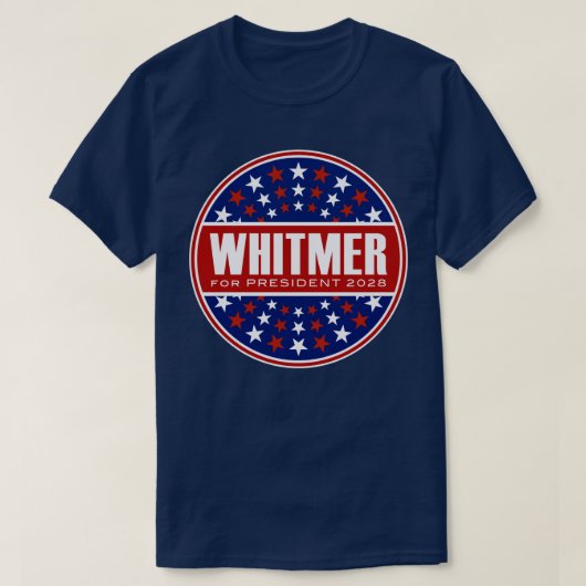 グレッチェン・ウィットマー大統領2028 Tシャツ (デザイン正面)