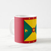 グレナカッコいいダ国旗 コーヒーマグカップ (正面左)
