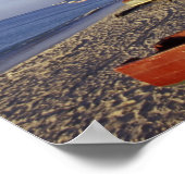 グレナカリブのダ、セントジョージ、手のひらに浮かぶボート ポスター (角)