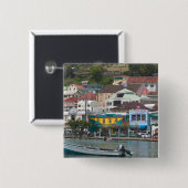 グレナカリブのダ、セント·ジョージ、セント·ジョージ 缶バッジ (正面&裏面)