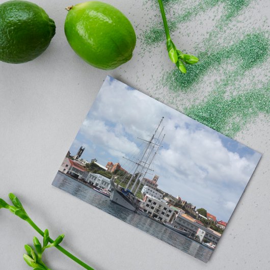 グレナダのセーリングボート ポストカード