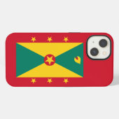 グレナダの国旗 iPhoneケース (裏面横)