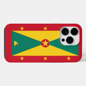 グレナダの国旗 iPhoneケース (裏面横)
