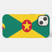 グレナダの国旗 iPhoneケース (裏面横)
