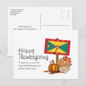 グレナダの旗 | グレナディアン感謝祭 ポストカード (正面/裏面)