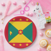 グレナダの旗 ペーパープレート (パーティー)