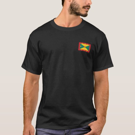 グレナダの旗Tシャツ Tシャツ (正面)