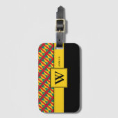 グレナダカラコウクリスチャン聖なる書物、 経典モノグラム ラゲッジタグ (正面縦)