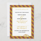 グレナダカリアコクリスチャン聖なる書物、 経典結婚ズ 招待状 (正面)