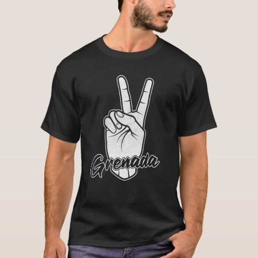 グレナダカリブの土産島国立グレナディ Tシャツ (正面)