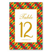 グレナダキャリアコ結婚ウお祝いの宴会 テーブルナンバー (裏面)