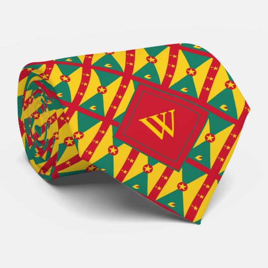 グレナダクリスチャン聖なる書物、 経典J3:16モノグラム ネクタイ (ロール)