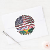 グレナダグレナディアン米国産統一された州 ラウンドシール (封筒)