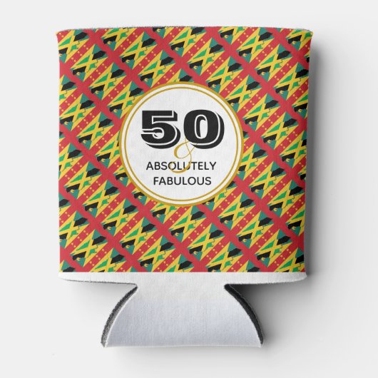 グレナダジャマイカデュアル50素晴らしいモノグラム 缶クーラー (正面)