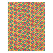 グレナダ国旗の国スタイリッシュ際地図 テーブルクロス (正面)