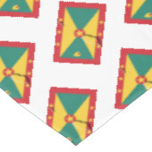 グレナダ国旗の地図と愛国的グレナディアン テーブルクロス (アングル)