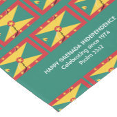 グレナダ国旗の地図聖なる書物、 経典緑 ショートテーブルランナー (コーナー)