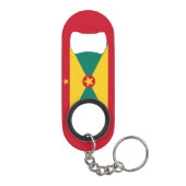 グレナダ国旗の愛国心 キーホルダー栓抜き (裏面)