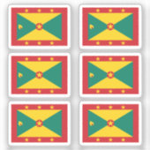 グレナダ国旗6のコレクションパック シール (正面)