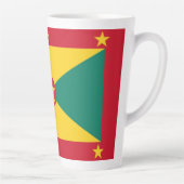 グレナダ国旗 カフェラテマグ (右)