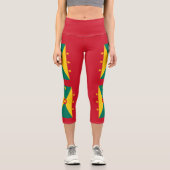 グレナダ国旗 カプリレギンス (正面)