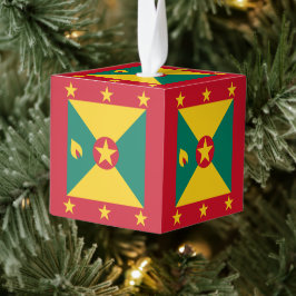グレナダ国旗 キューブオーナメント