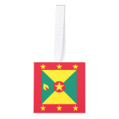 グレナダ国旗 キューブオーナメント (正面)