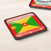 グレナダ国旗 コースター (左側)