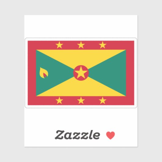 グレナダ国旗 シール (シート)