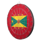 グレナダ国旗 ダーツボード (正面右)