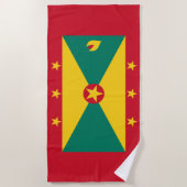 グレナダ国旗 ビーチタオル (正面)