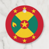 グレナダ国旗 フェイバータグ (正面)