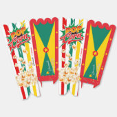 グレナダ国旗 フェイバーボックス (見開き)