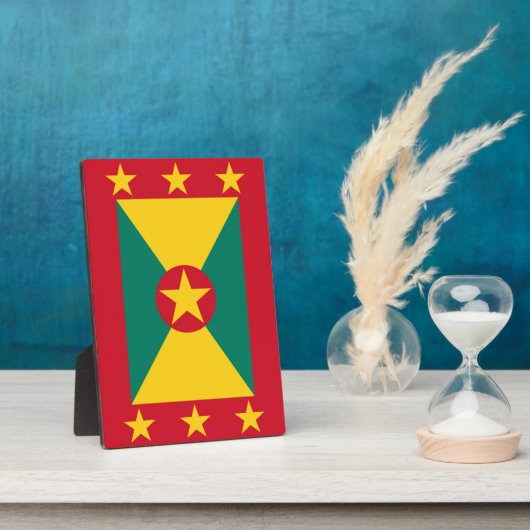 グレナダ国旗 フォトプラーク (側面)