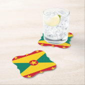 グレナダ国旗 ペーパーコースター (インサイチュ)