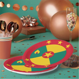 グレナダ国旗 ペーパープレート