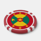 グレナダ国旗 ポーカーチップ (シングル)
