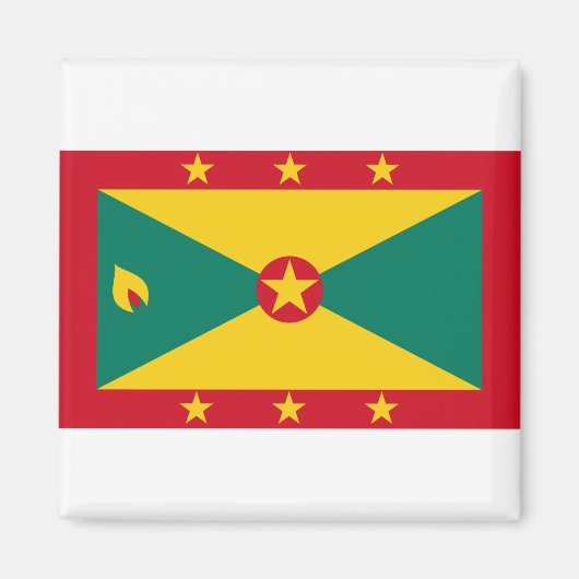 グレナダ国旗 マグネット (正面)