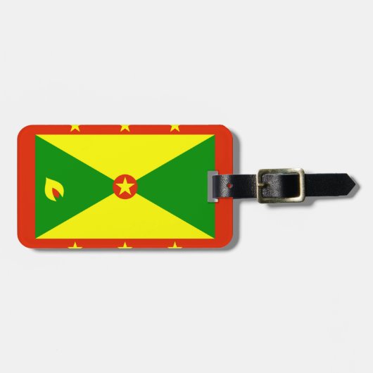 グレナダ国旗 ラゲッジタグ (正面横)