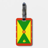 グレナダ国旗 ラゲッジタグ (裏面縦)