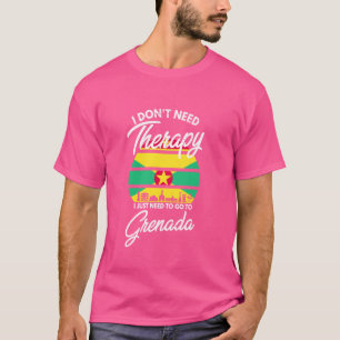 グレナダ国旗Iバケーショングレナダ Tシャツ