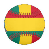 グレナダ州旗と軍備愛国者層 野球ボール (裏面)