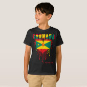 グレナダ独立記念日 グレナダ人 50周年 Tシャツ (正面フル)