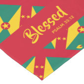 グレナダ賛美クリスチャン聖なる書物、 経典 ショートテーブルランナー (コーナー)