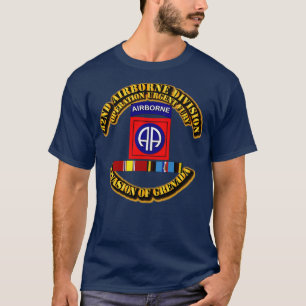 グレナダ82ndアブディビジョン作戦の侵攻緊急 tシャツ