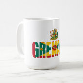 グレナダ クリアバッグ | カリブ海 | スタジアム対応 コーヒーマグカップ (正面左)