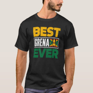 グレナダ・グレナディアン国旗グレナディアン父グ最高のレーナ Tシャツ
