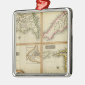 グレナダ、トバゴ、トリニダード、クラサオ島 メタルオーナメント (左)