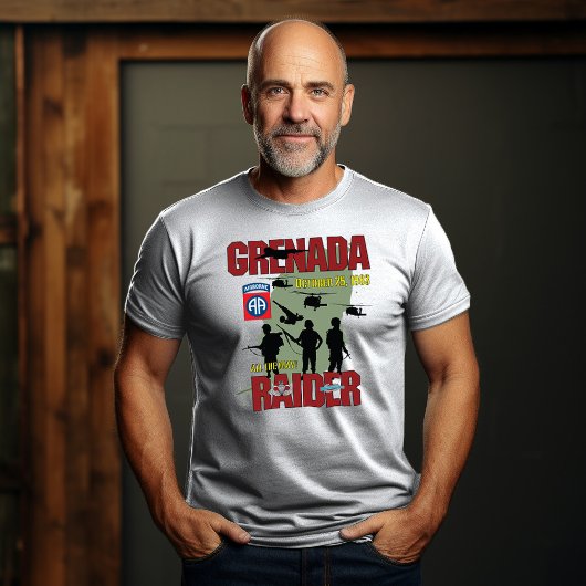 グレナダ・レイダー82nd ABNライトTシャツ Tシャツ